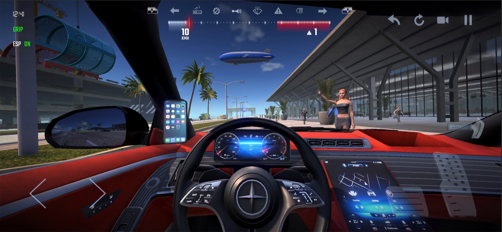 Ultimate Car Driving Simulator — realistic cockpit interior